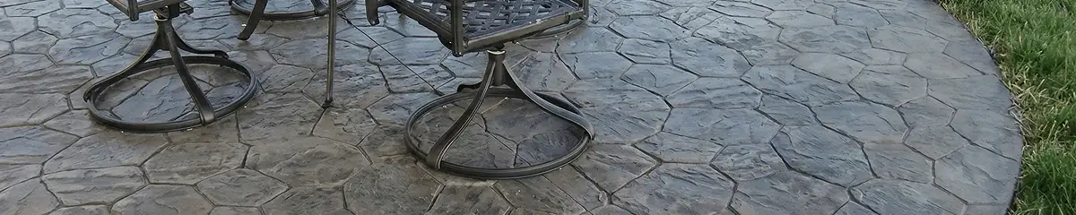 Garden relaxation area with professionally installed stone flooring in Jersey City NJ